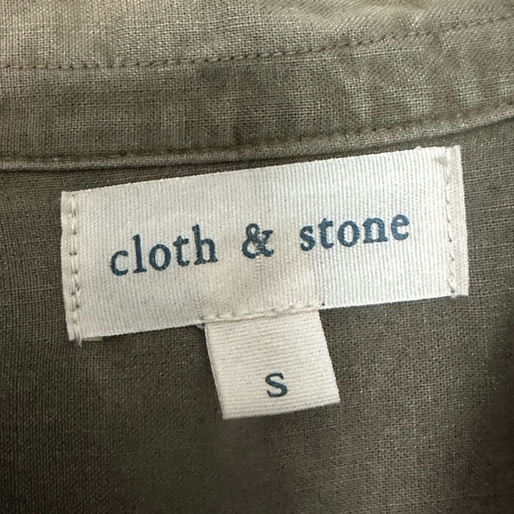 🫒Cloth & Stone Anthro Western Shirt Dress🫒 - Picture 9 of 12